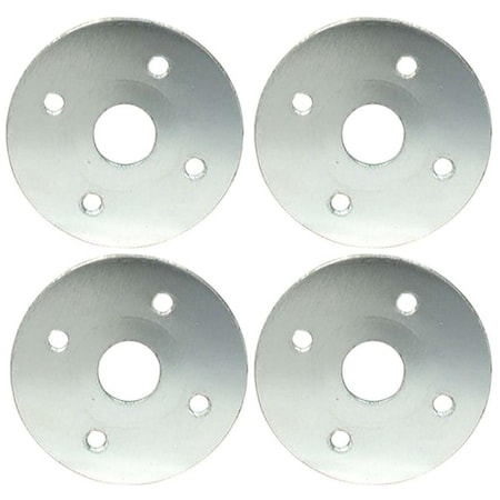 Allstar Performance Aluminum Scuff Plate with 0.37 in. Hole, 4PK ALL18519